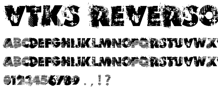 VTKS REVERSO font